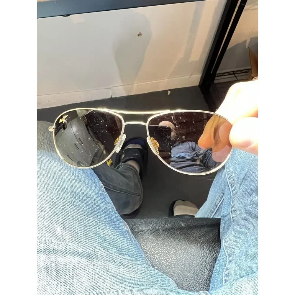 Maui Jim MJ-245-16 BabyBeach Sunglasses‎ *lens Scratched* 56/18 120 H9128